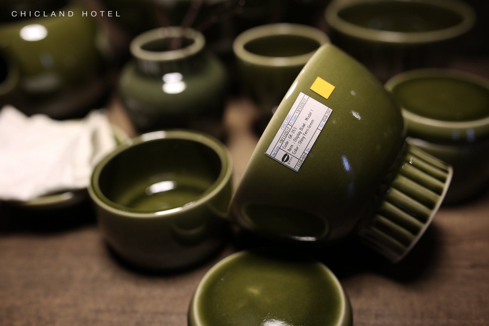 bowl ceramics - CHICLAND hotel